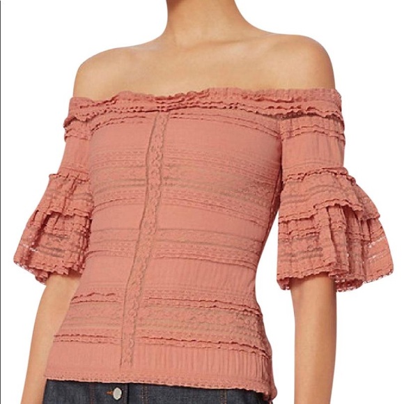 cinq a sept Tops - NWT Cinq A Sept Naya Off The Shoulder Top, Small
